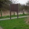Recycled notice board 2 door Glen Parva back
