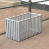 Metal stainless planter Bingham 2