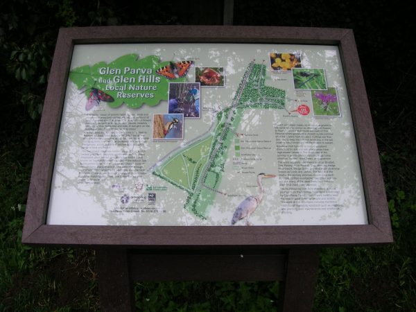 recycled notice lectern board