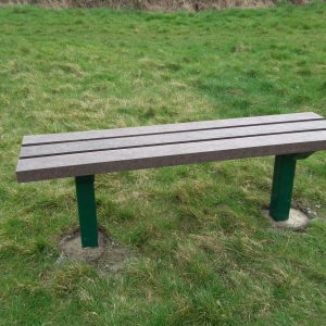recycled bench no back 4