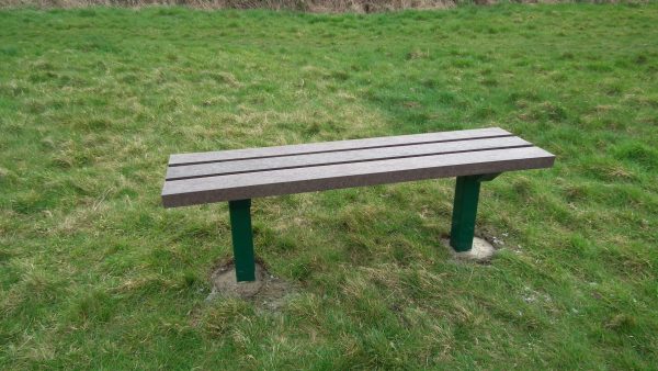 recycled bench no back 4