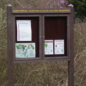 recycled notice board 2 door Glen Parva