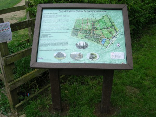 recycled notice lectern board 4