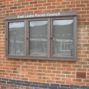recycled notice board 3 door East Leake