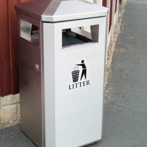 Metal stainless steel bin