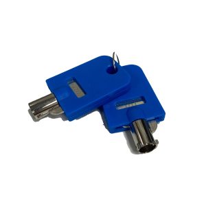 Camlock - Key with Blue Plastic Fob (Set of 2)