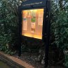 Illuminated notice board Lucy close up 4